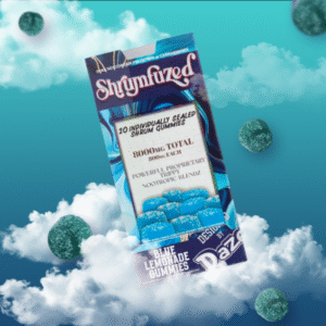 Shrumfuzed 8000mg 10 Pack gummies Blue Lemonade