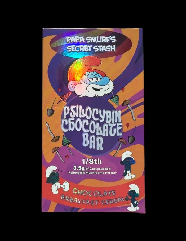 Papa Smurf’s Secret Stash Shroom Bar – Reeses 3.5G