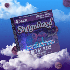 Shrumfuzed 3200mg 4 pack gummies Royal Razz